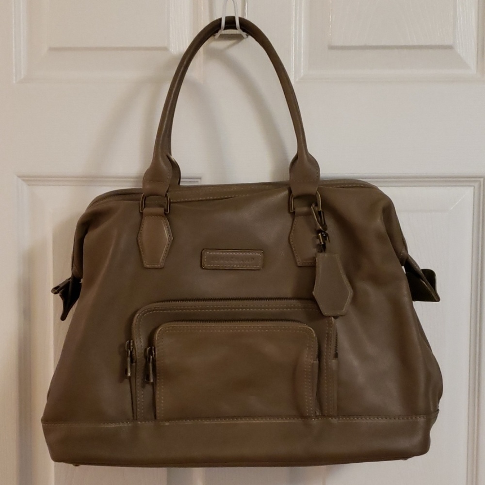 Vintage Inspired Longchamp "Legende" Leather Bag